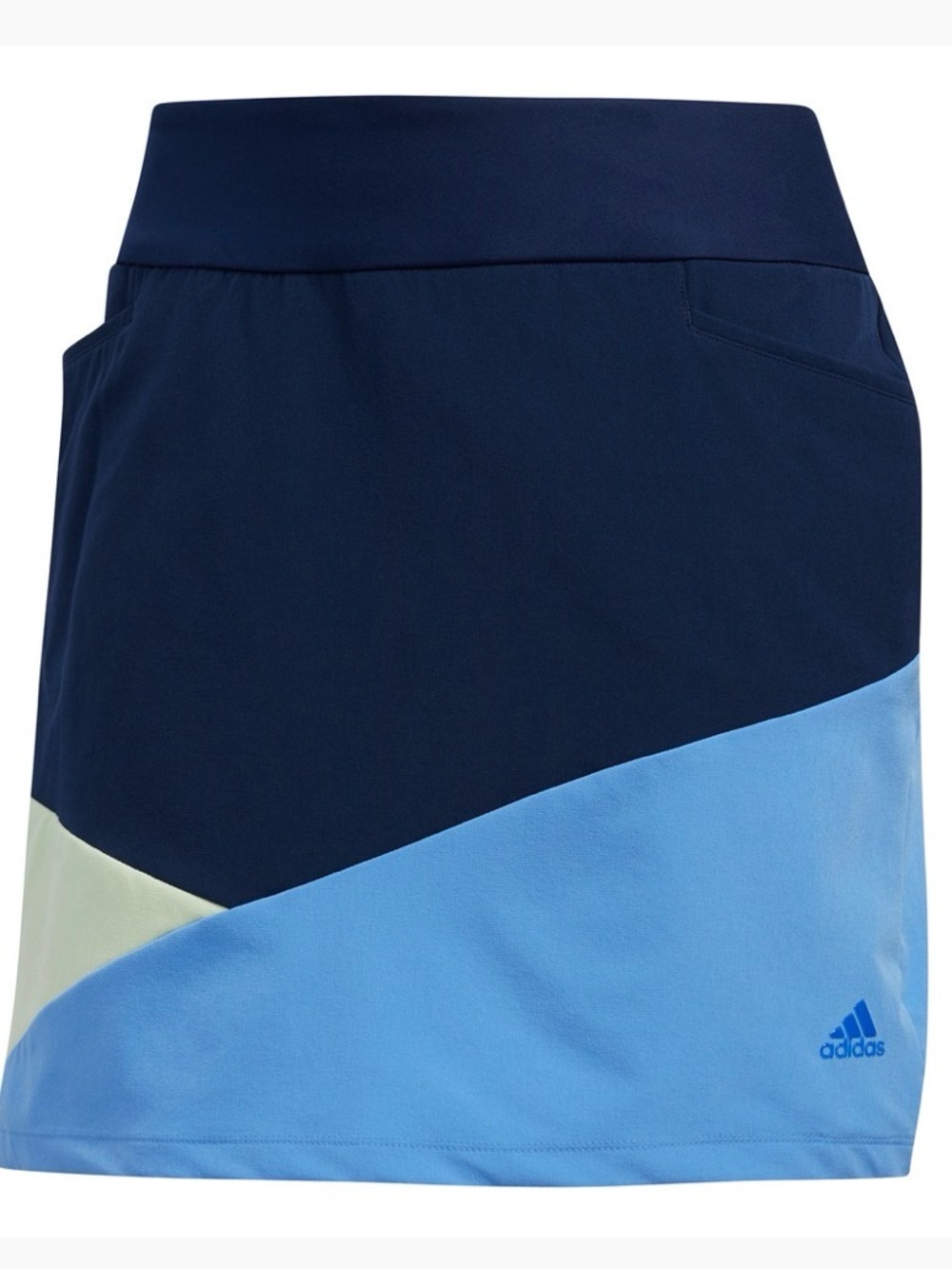 Adidas | NWT Ladies Colourblocked Night Indigo Golf Athletic Skort L - Picture 7 of 9